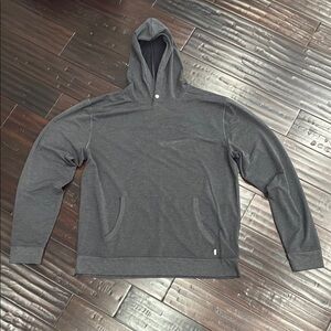Vuori Charcoal Hoodie for Men